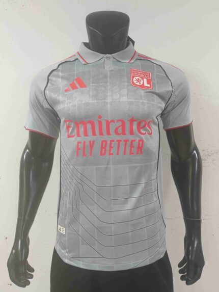 25-26 Lyon second away kit soccer jersey